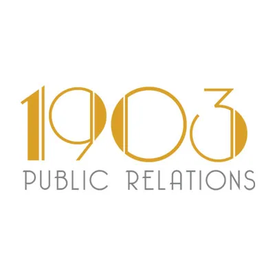 The logo of the brand 1903 public relations