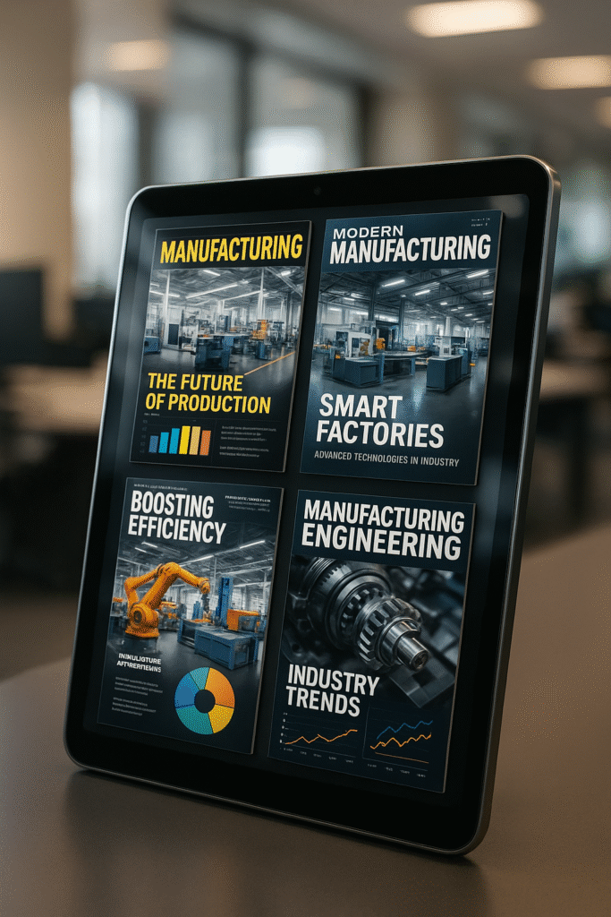 Digital media outlets featuring manufacturing news—1903 PR helps brands target the right publications for visibility and growth.