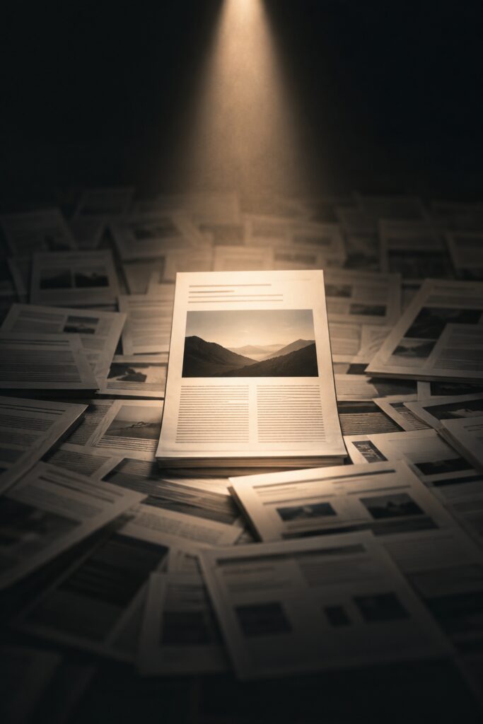 Strategic media relations and earned media success visualized through a clear corporate narrative rising above crowded press outreach and competing business announcements | 1903 PR