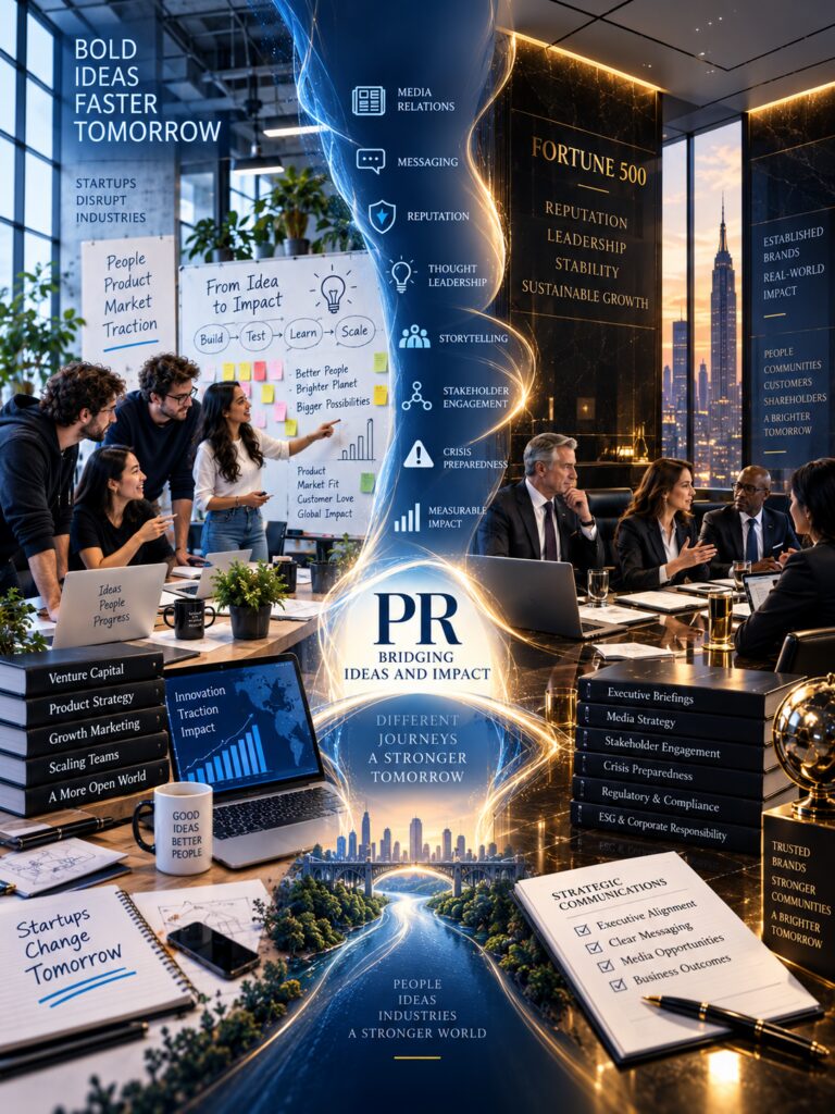 Startup vs Enterprise PR