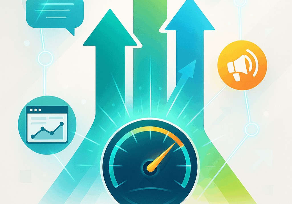 Close-up of PR measurement tools displaying real-time metrics like SOV, sentiment, media coverage quality, and digital engagement trends | 1903 PR