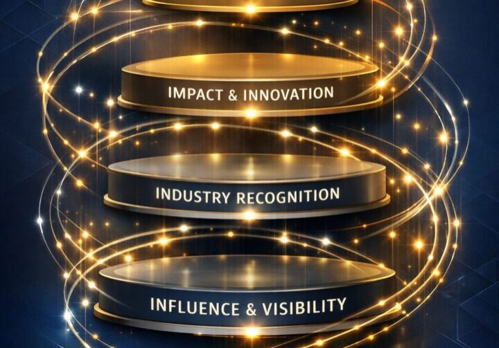Abstract visual representing how a structured awards strategy supports brand credibility and executive positioning | 1903 PR