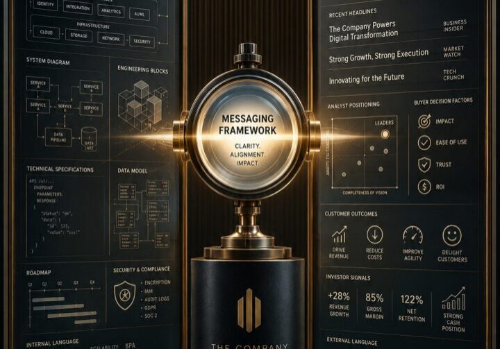 Market positioning illustrated through strategic messaging, brand positioning, corporate communications, executive communications, and narrative development that align internal company stories with external market perception | 1903 PR