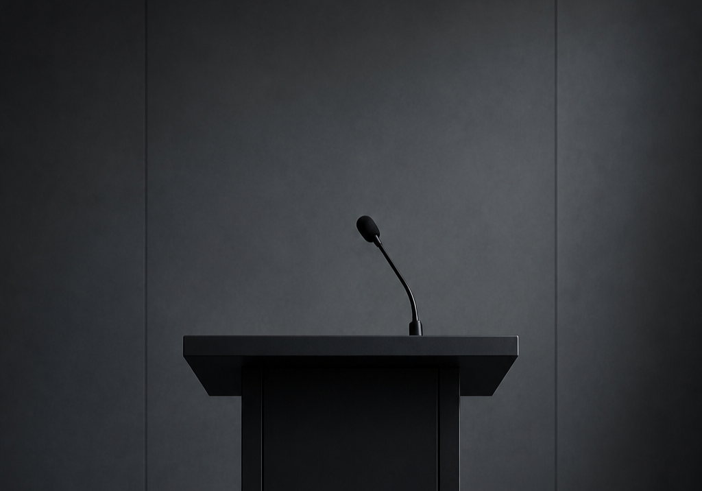 Conceptual image representing strategic silence in PR and corporate communications