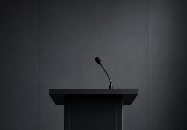 Conceptual image representing strategic silence in PR and corporate communications