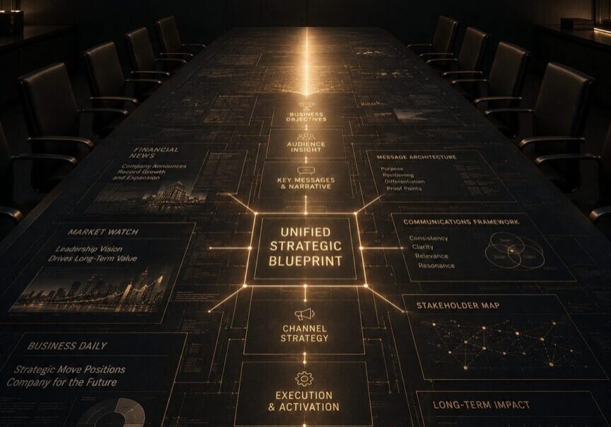 Executive communications strategy and PR agency alignment represented through integrated planning frameworks and long term strategic collaboration between companies and public relations partners | 1903 PR